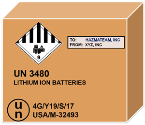 How to ship a 2U and EBM battery via ground shipment