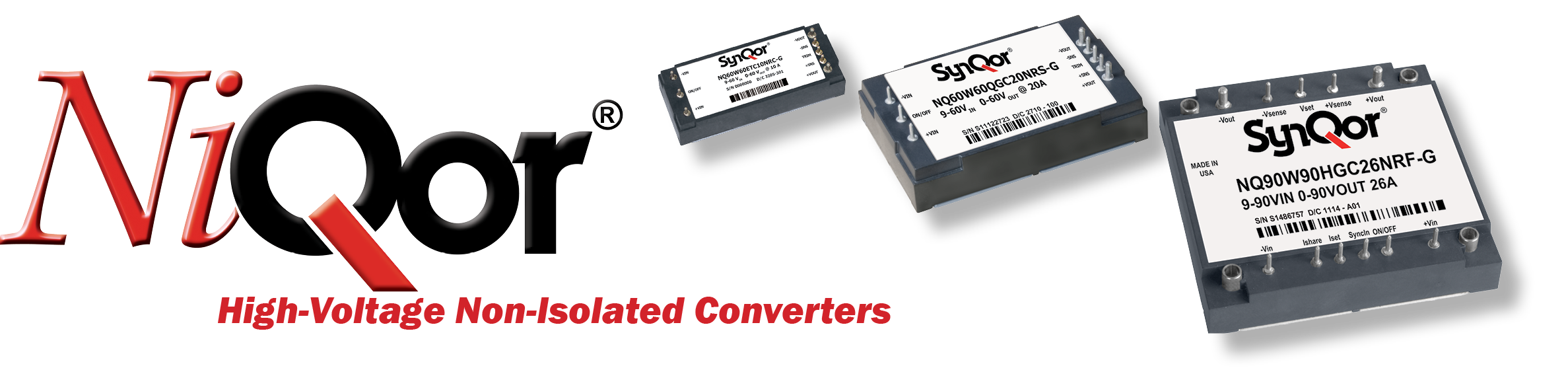 NiQor - High Voltage Non-Isolated DC-DC Converters