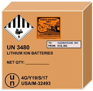How to ship 1U, 2U and EBM batteries via air