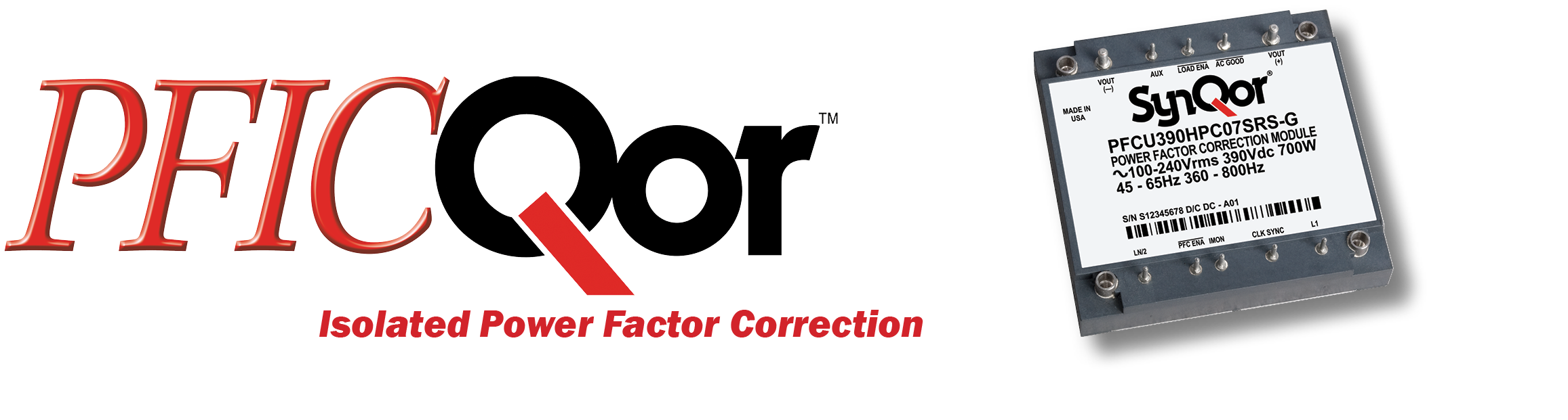 PFICQor - Isolated Power Factor Correction Module