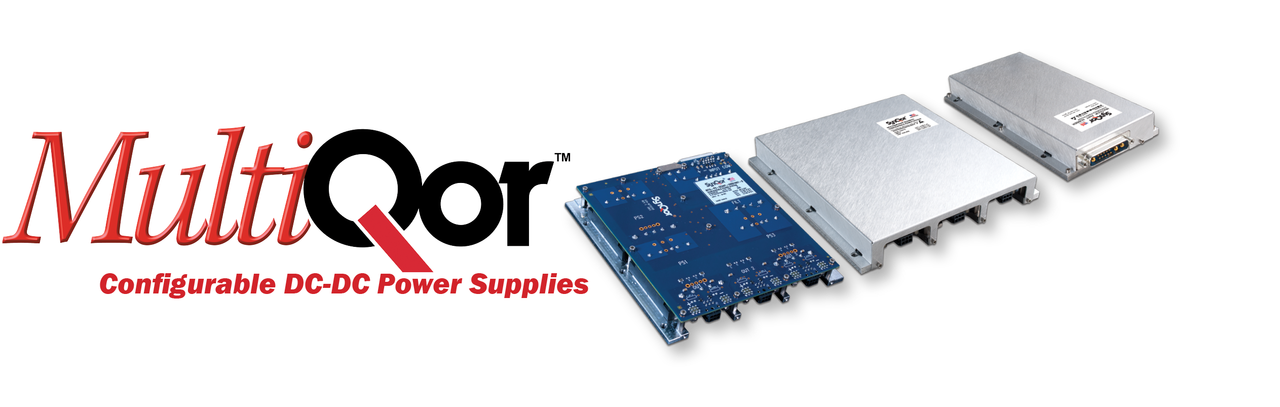 MultiQor Configurable Multi-Output Military DC-DC Power Supplies with EMI filter