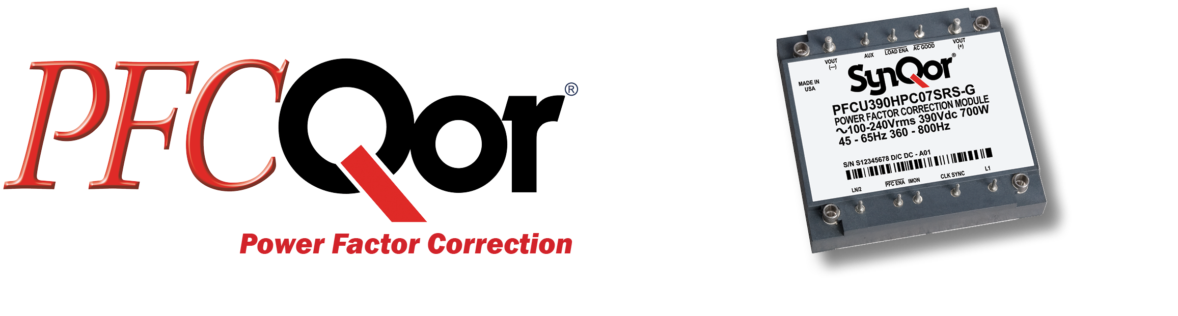 PFCQor - Non-Isolated Power Factor Correction Modules