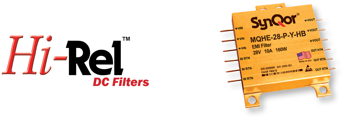 Hi-Rel DC EMI Filters