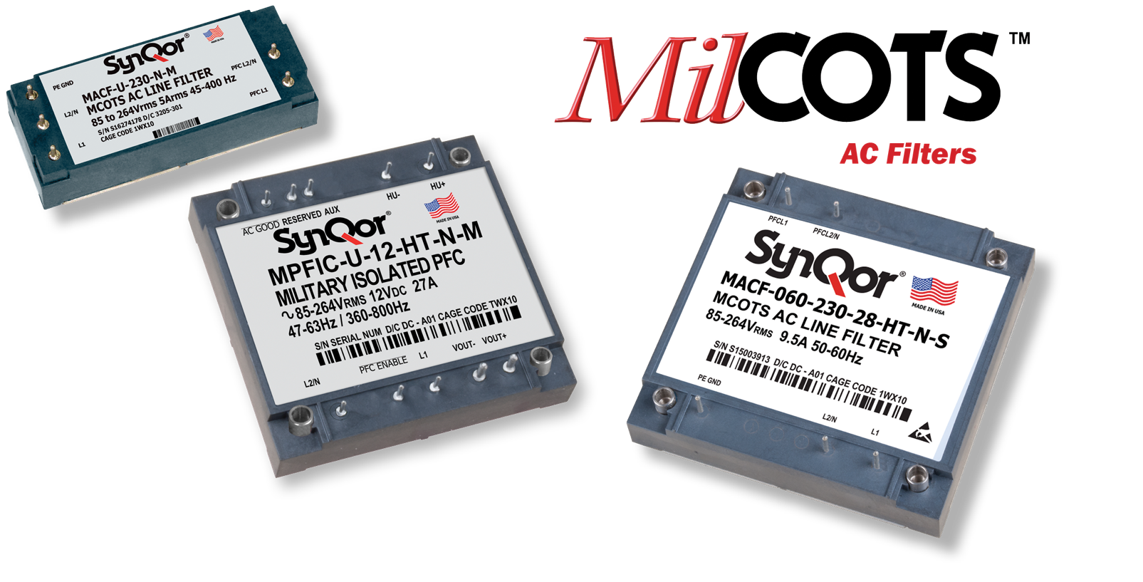 AC Line Filters SynQor