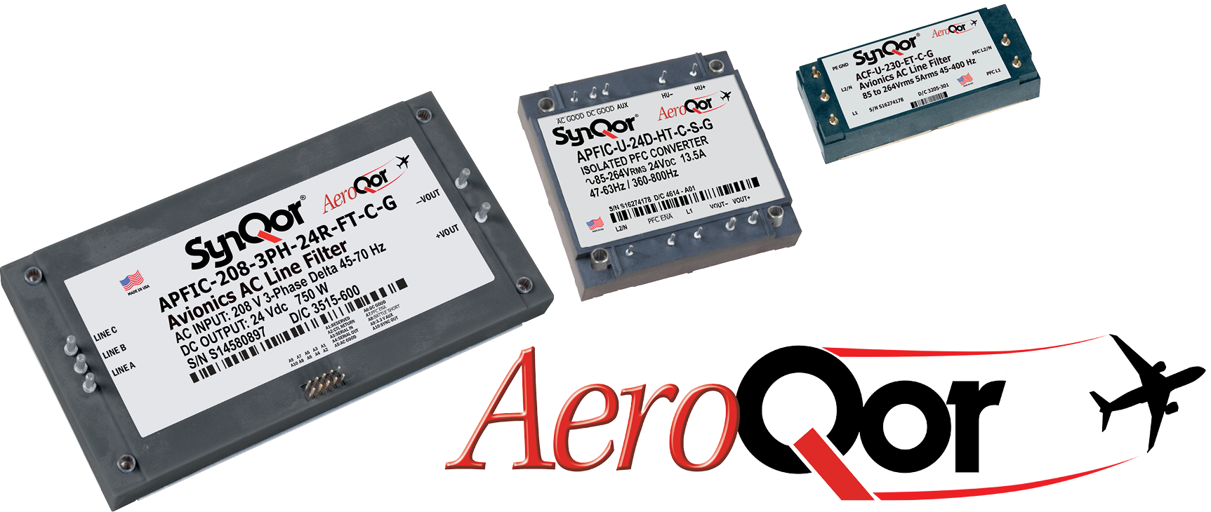 AeroQor-Power Factor Correction, AC-DC Converter for Airborne Applications